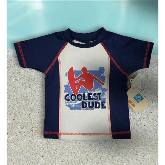 Lily & Dan Toddler Swim Shirt UPF 50+ Protection - Beach Pool Outdoor - Picture 1 of 5